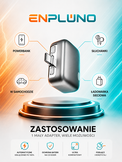 ENPLUNO™  ChargeStop - Inteligentny Adapter USB-C do Bezpiecznego Ładowania